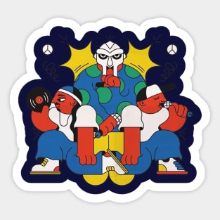 mf doom Sticker